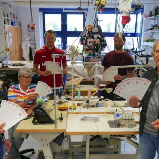 Rot-Weisser Dank für 2907 Corona-Masken