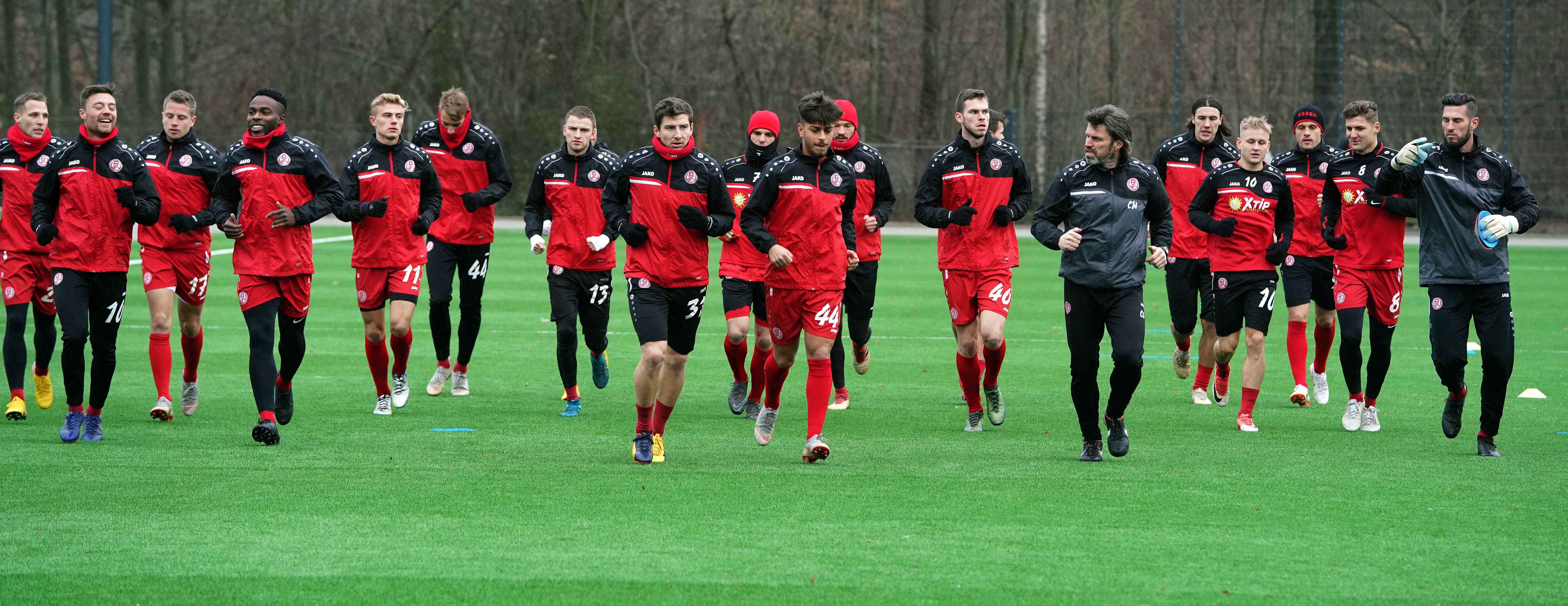 An der Seumannstraße traten die Rot-Weissen erstmals im Jahr 2019 gegen den Ball. (Foto: Gohl)