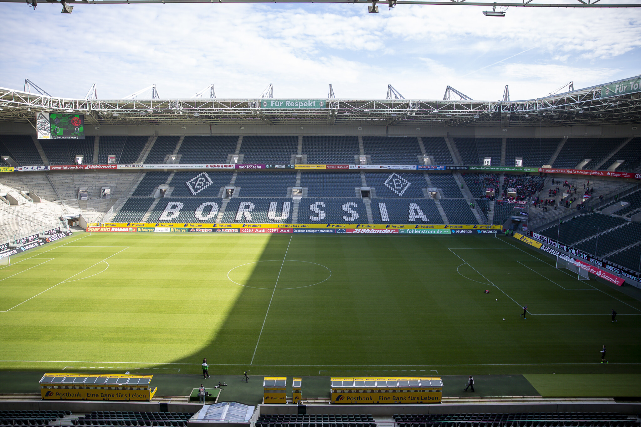 Der BORUSSIA-PARK ist die Heimat von Borussia Mönchengladbach.