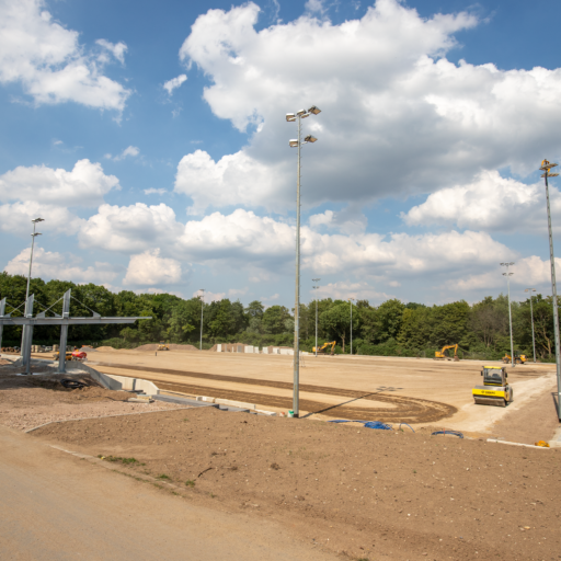 NLZ-Umbau-Update: Juniorenstadion in der Entstehung