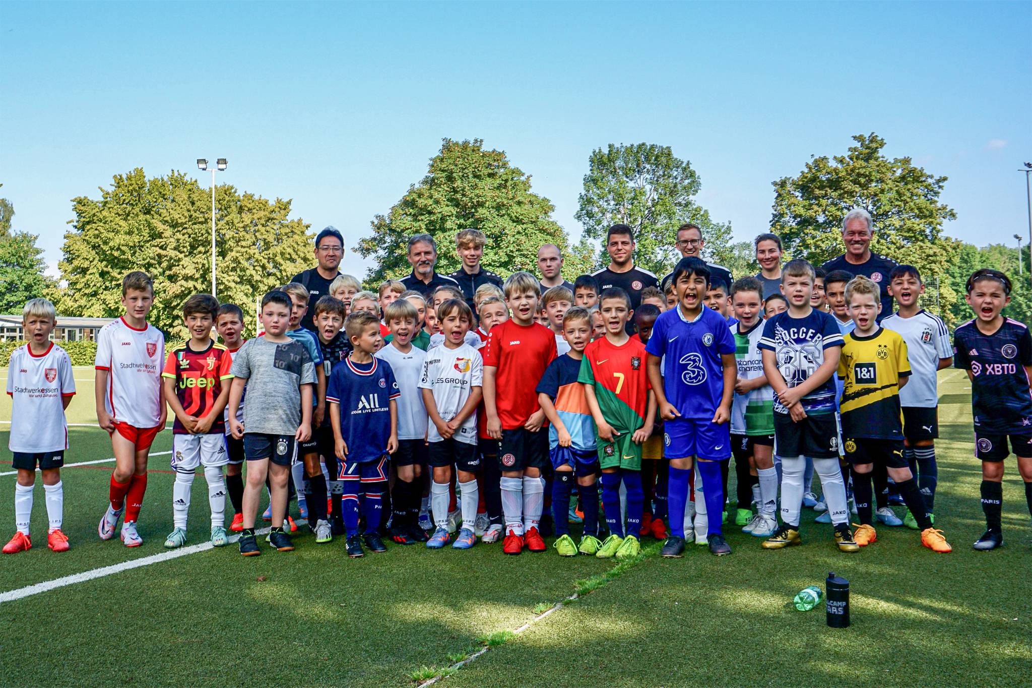 Sonne und Fußball satt beim Integrationstag im FÖRDERWERK von Rot-Weiss Essen. (Foto: Capitain/EC)
