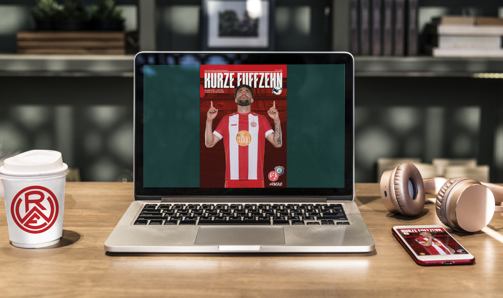 Stadionmagazin: "kurze fuffzehn" wird digital und erhöht Reichweite – Rot-Weiss Essen