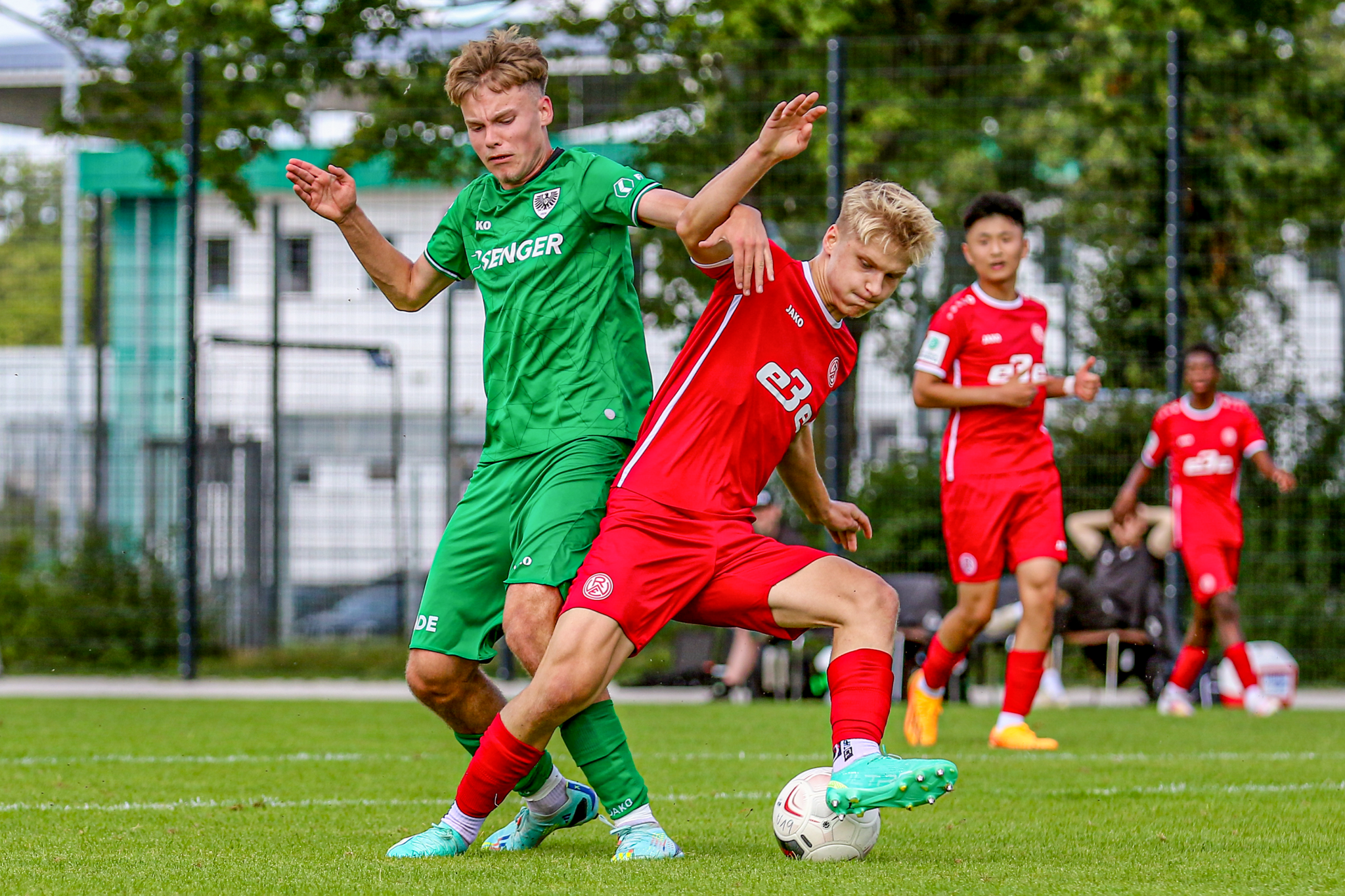 Harter Kampf wurde belohnt: U17 sichert sich einen Punkt gegen Bielefeld.