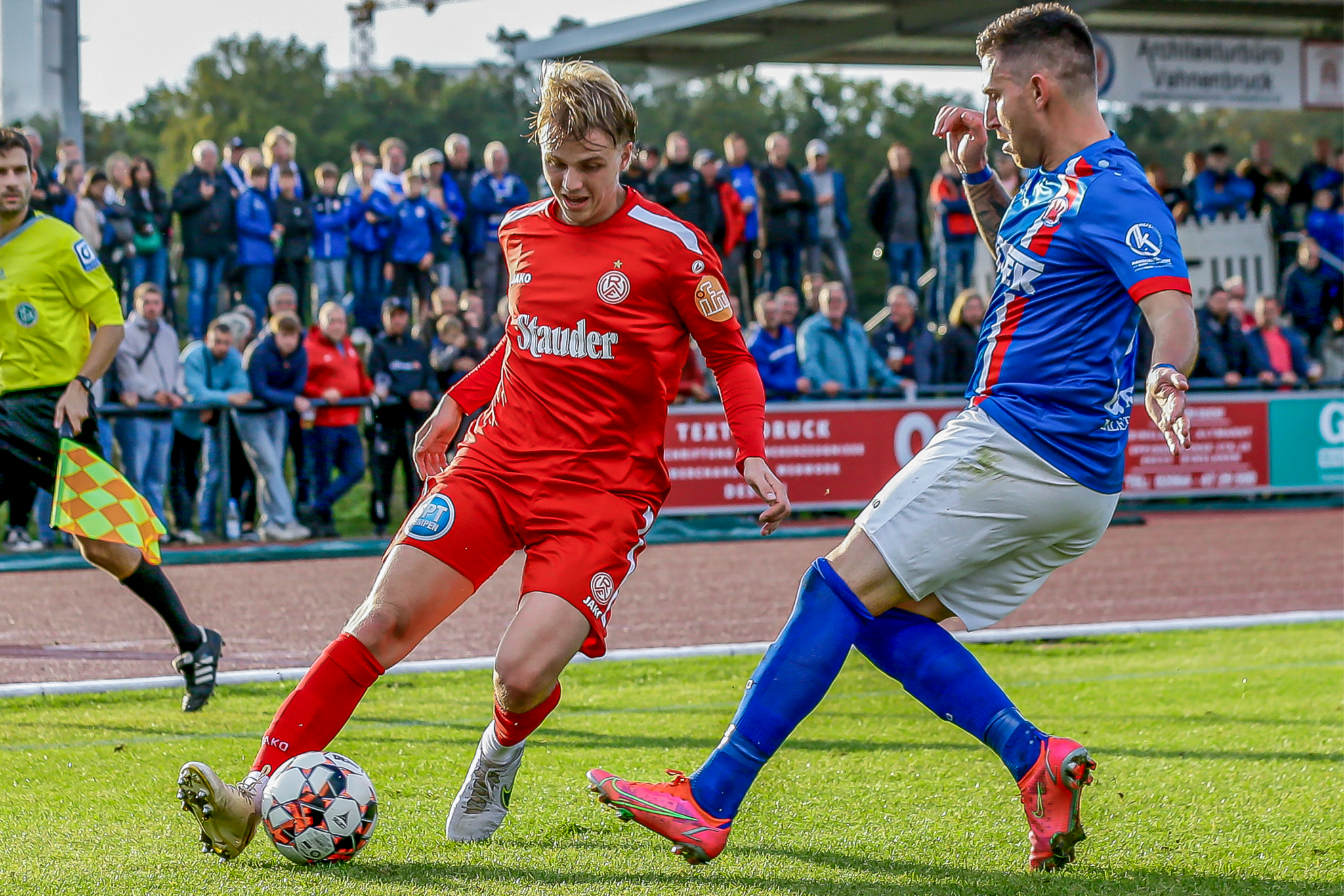 Die Erstrundenpartie gegen den SuS 09 Dinslaken gewann Rot-Weiss Essen souverän mit 6:0. (Foto: Enberg)
