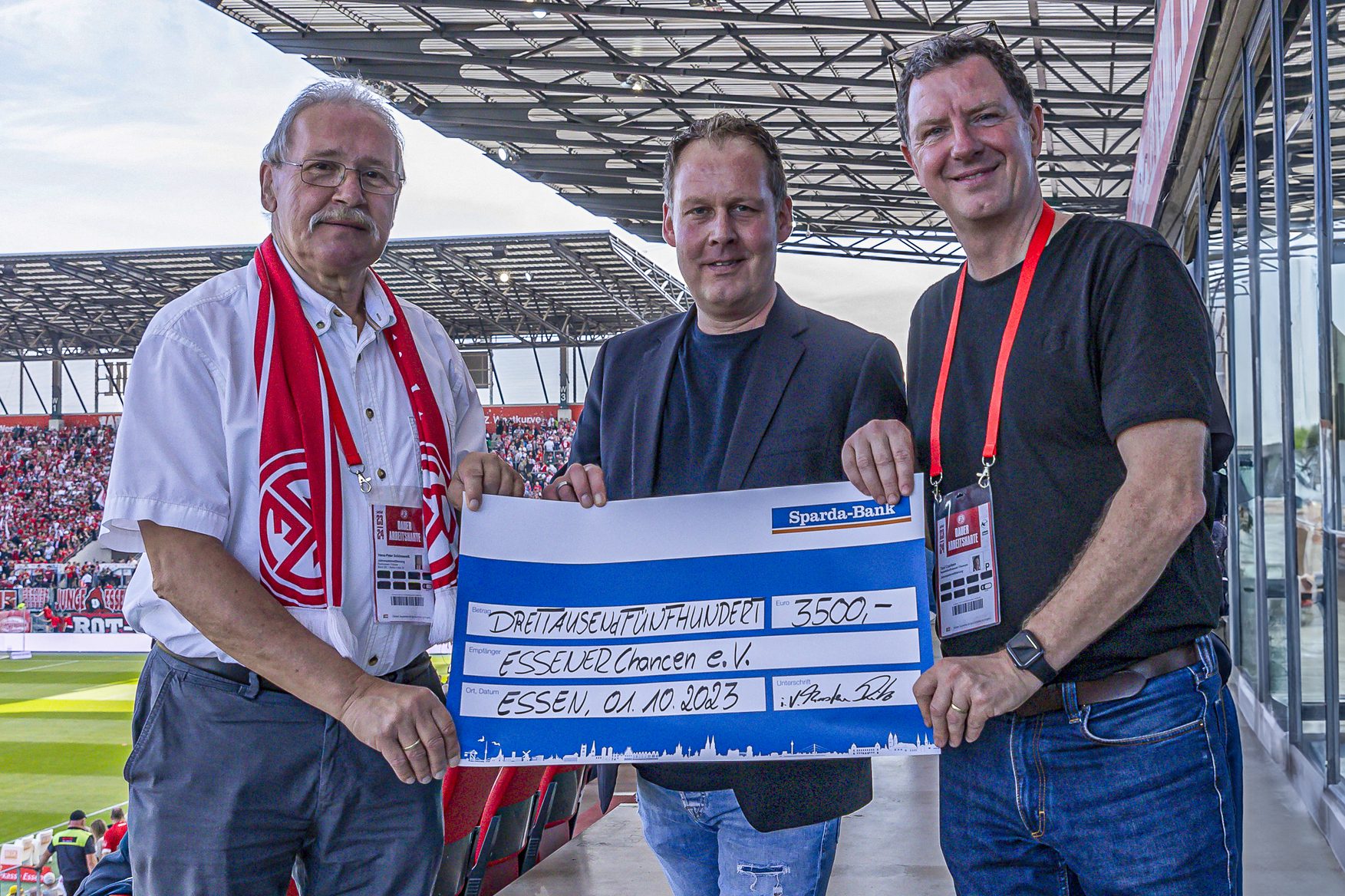 Sparda-Spende für Team III – Rot-Weiss Essen