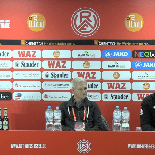 Pressekonferenz nach dem Sandhausen-Heimspiel