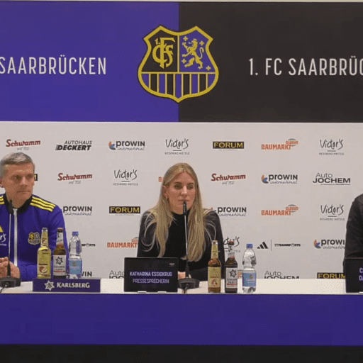 Pressekonferenz nach dem Saarbrücken-Spiel