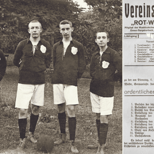 RWE und das Vereinslogo feiern Geburtstag