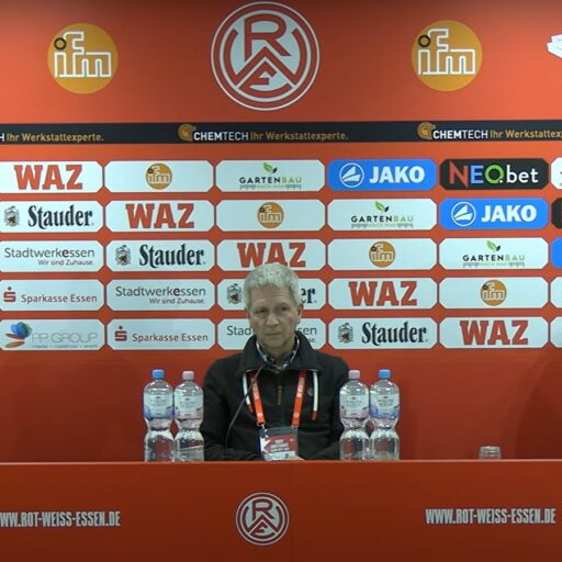 Pressekonferenz nach dem Heimsieg gegen Hannover 96 II