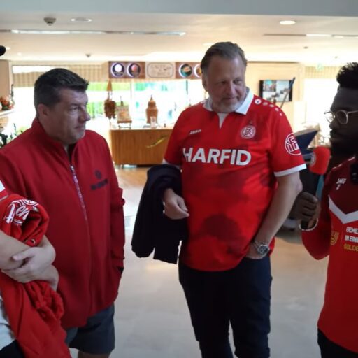 RWE-Trainingslager: Mit Joseph Boyamba durchs Hotel