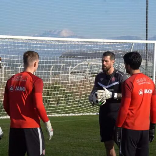 RWE-Trainingslager: Torwarttraining mit Manuel Lenz