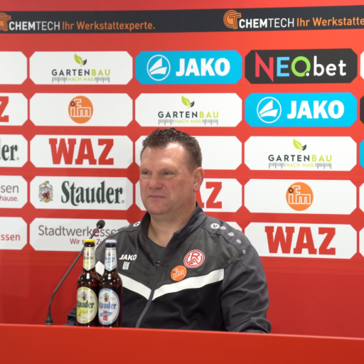 Pressekonferenz vor dem Unterhaching-Heimspiel