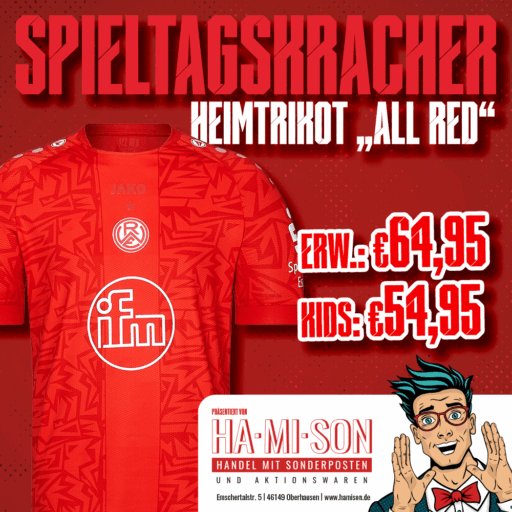 Spieltagskracher am Sonntag: Heimtrikot „All Red“