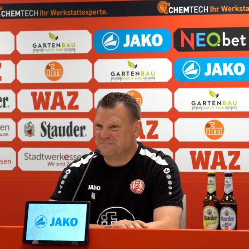 Pressekonferenz vor dem Niederrheinpokalfinale