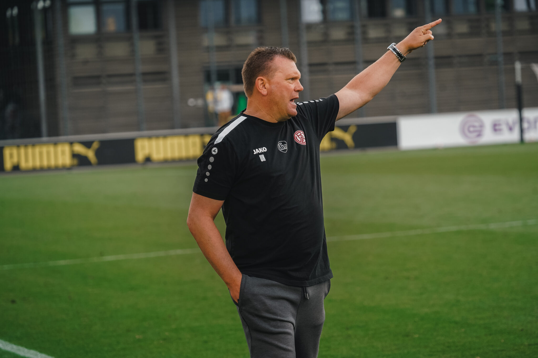 Nils Kaiser trifft zum 1:0-Testspielsieg gegen den BVB II – Rot-Weiss Essen