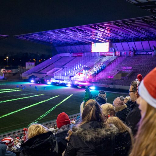 Weihnachtssingen im Stadion an der Hafenstraße
