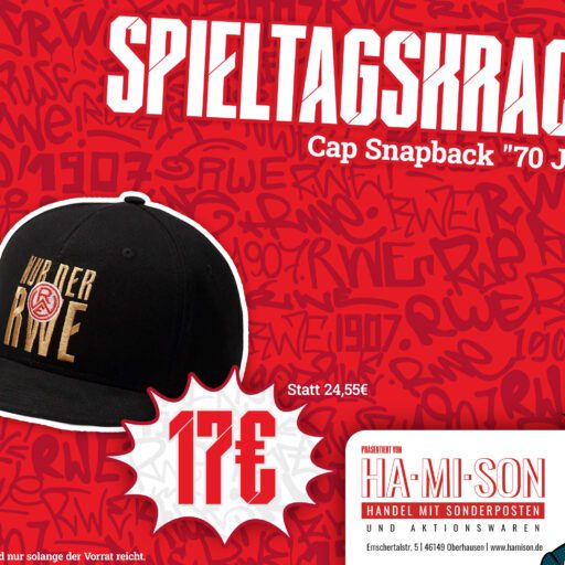 Spieltagskracher: Cap Snapback „70 Jahre DM“