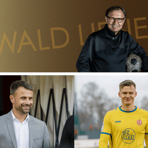 Alex Rang & Jakob Golz zu Gast bei Ewald Lienen