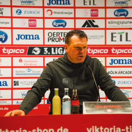 Pressekonferenz nach Viktoria Köln