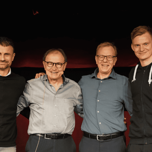 Alex Rang & Jakob Golz waren zu Gast bei Ewald Lienen