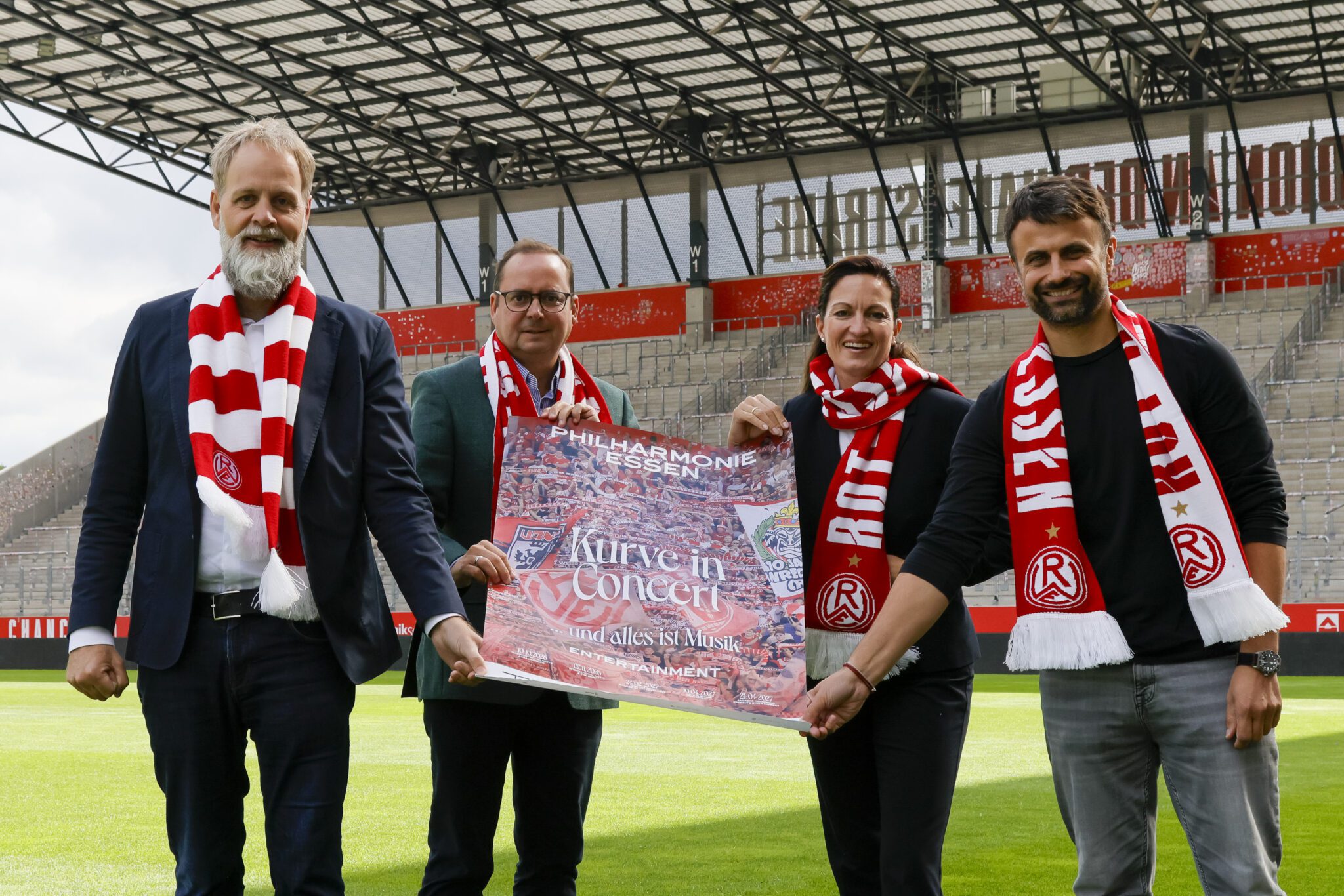 Mit den Klängen der Hafenstraße: Verein & Philharmonie feiern 120 Jahre RWE – Rot-Weiss Essen