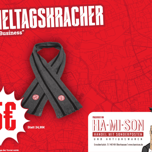 Spieltagskracher: Schal „Business“