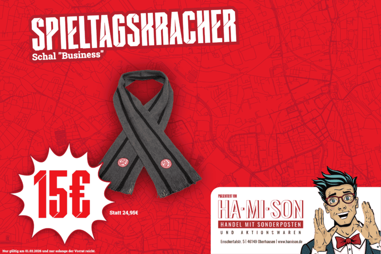Spieltagskracher: Schal "Business" – Rot-Weiss Essen