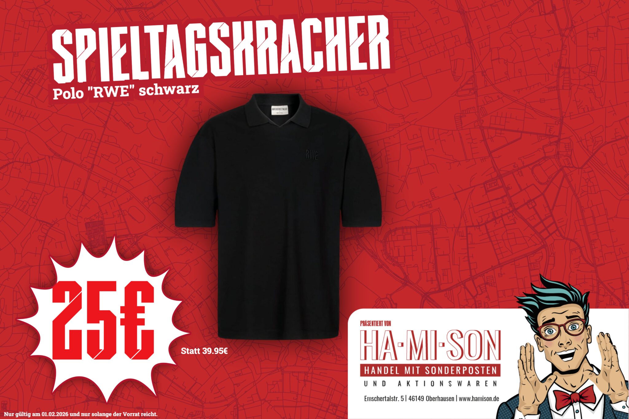 Spieltagskracher: Polo "RWE" Schwarz – Rot-Weiss Essen