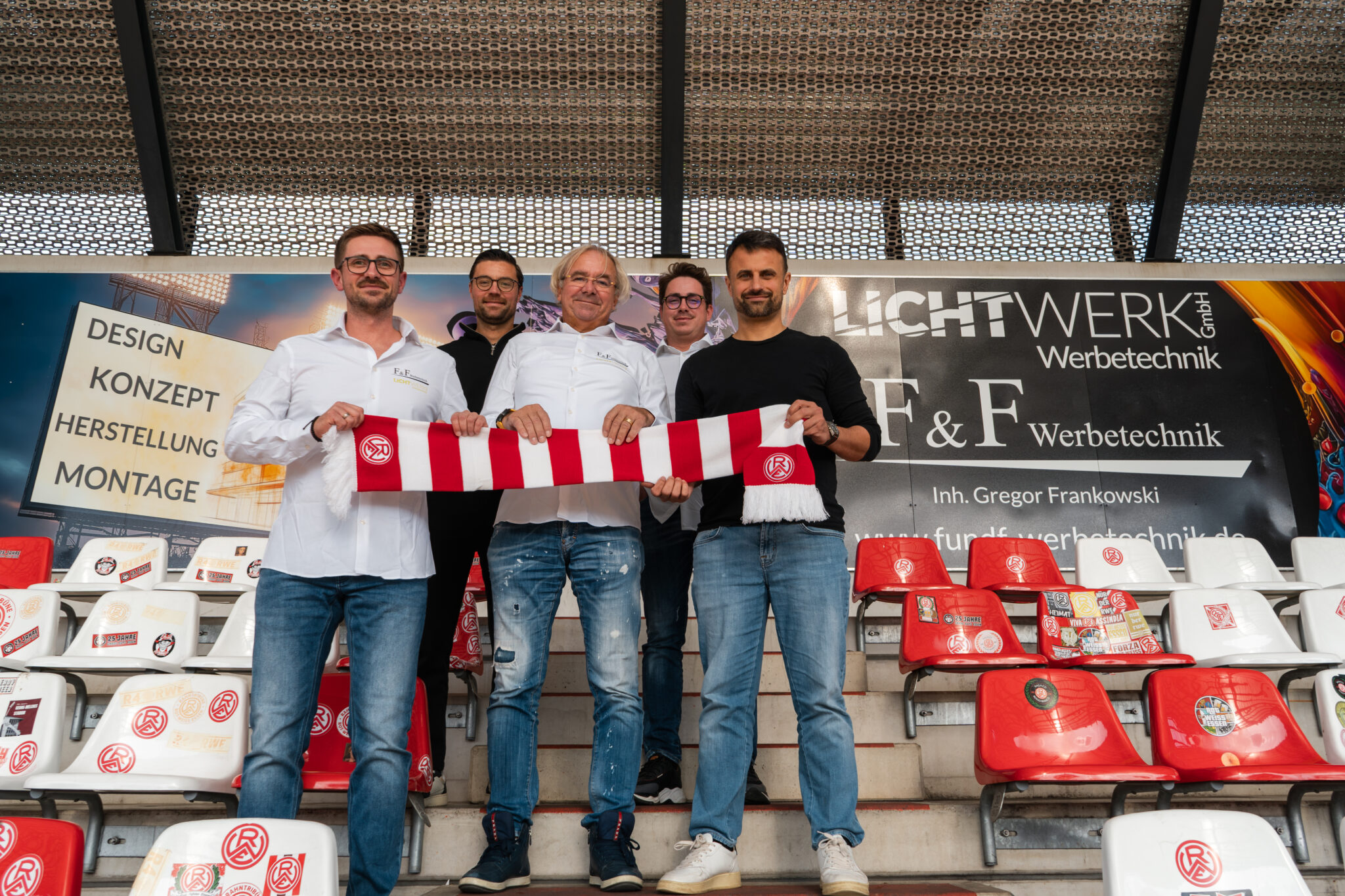 Gemeinsam stark: F&F Werbetechnik steigt zum Top-Partner auf – Rot-Weiss Essen