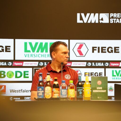 Pressekonferenz nach Münster